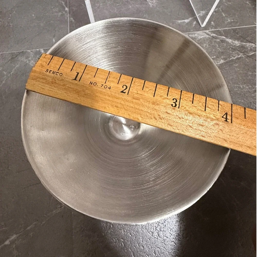 American Metalcraft Hammered Stainless Steel Martini Cup Cocktail Olive Bowl MCM